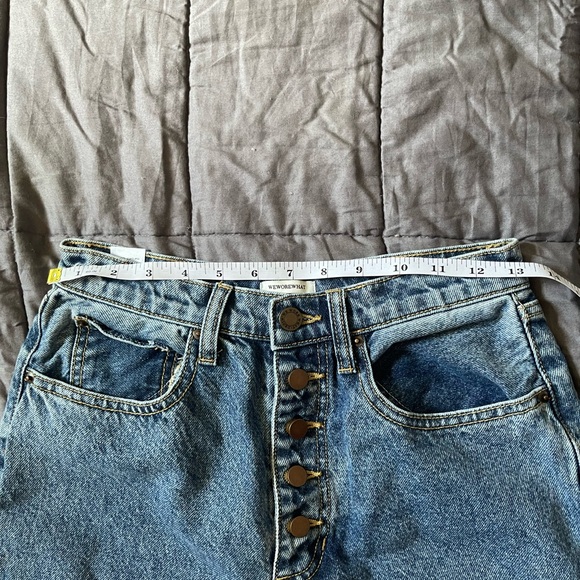 WeWoreWhat Vintage Blue Denim Jeans - Picture 5 of 7